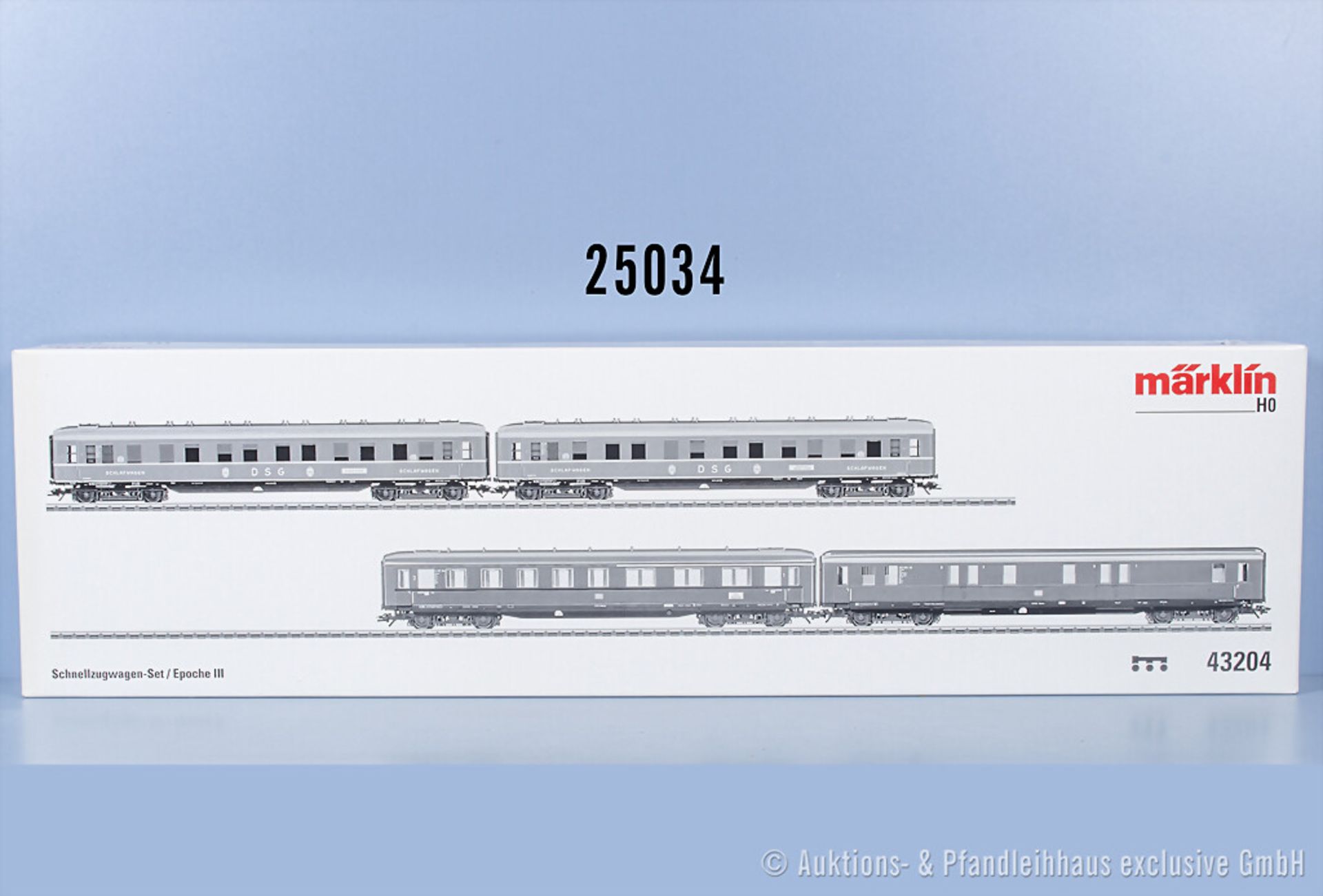 Märklin H0 43204 Schnellzugwagenset Westerland, Z 0-1, in ...