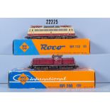 2 Roco H0 Loks, dabei 4154 Diesellok der DB, BN 290 262-5 und 43425 E-Lok der DB, BN ...