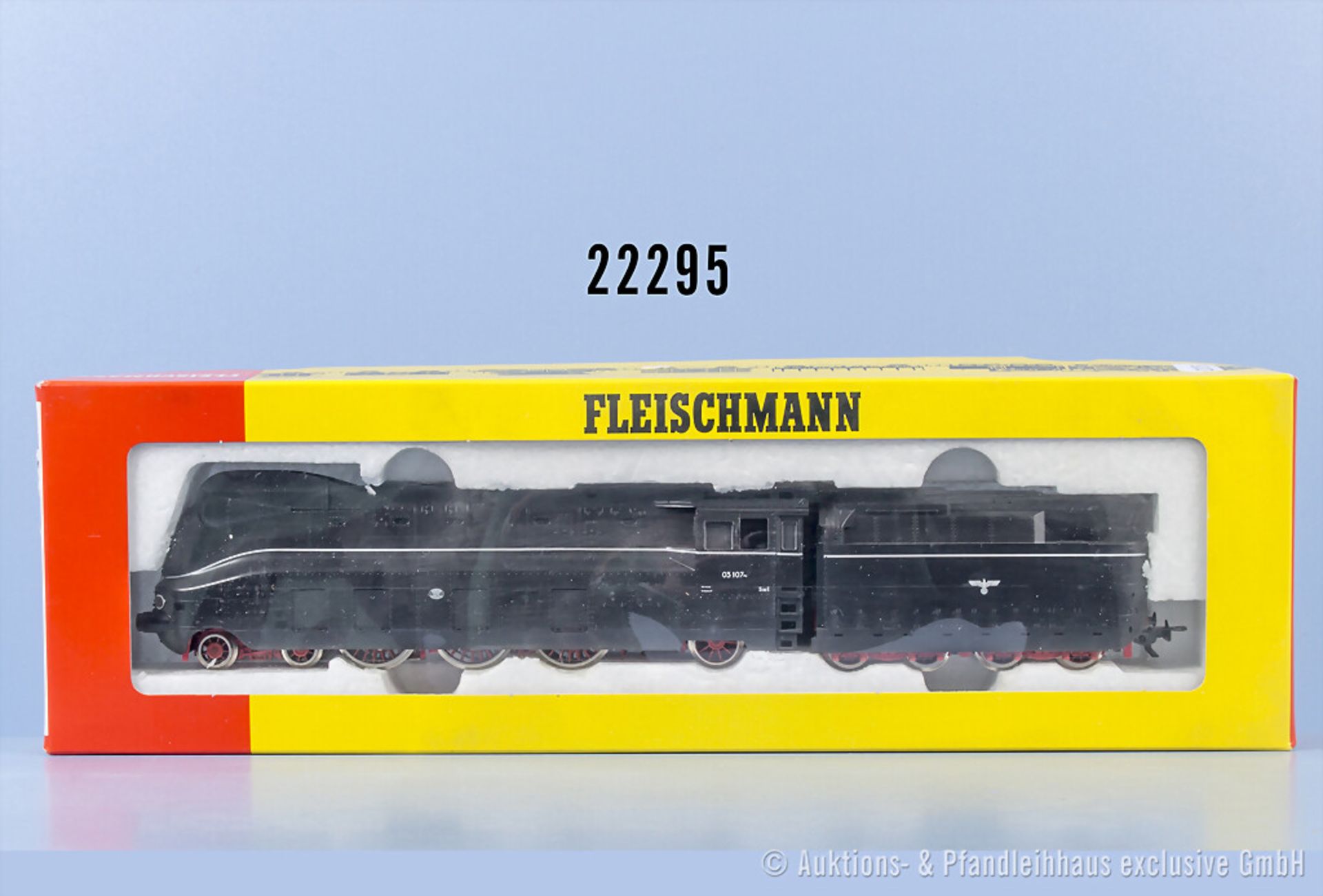 Fleischmann H0 4172 Stromlinien-Schlepptenderlok der DRG, BN 05 1074, Z 1, in ...