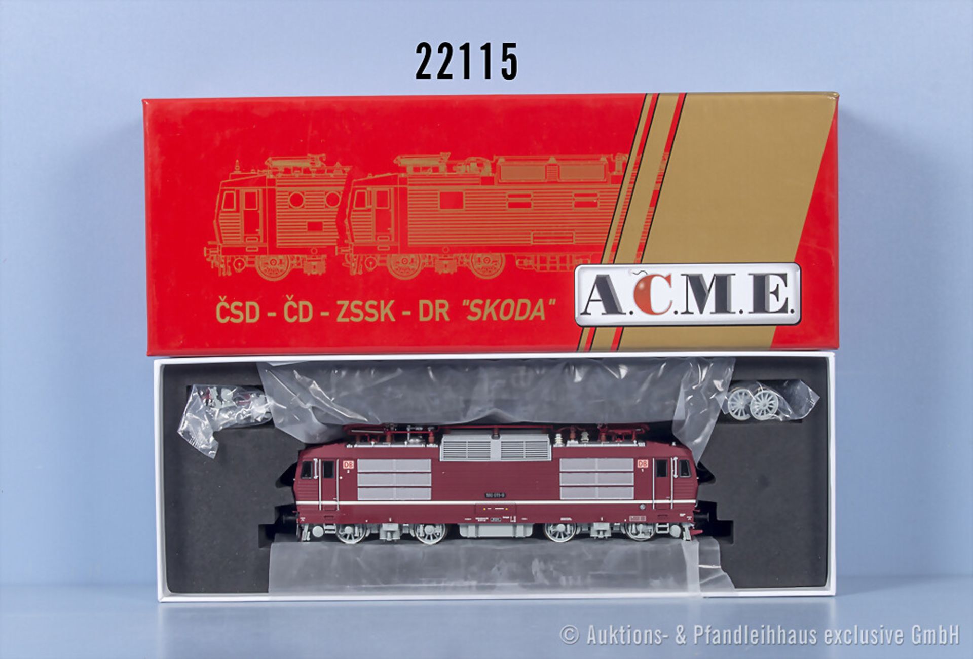 ACME H0 60542 E-Lok der DB, BN 180 001-9, mit Digitalschnittstelle, Z 1, in ...