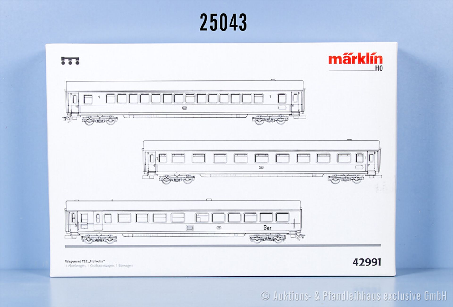 Märklin H0 42991 D-Zug Wagenset Helvetia, Z 1, in ...