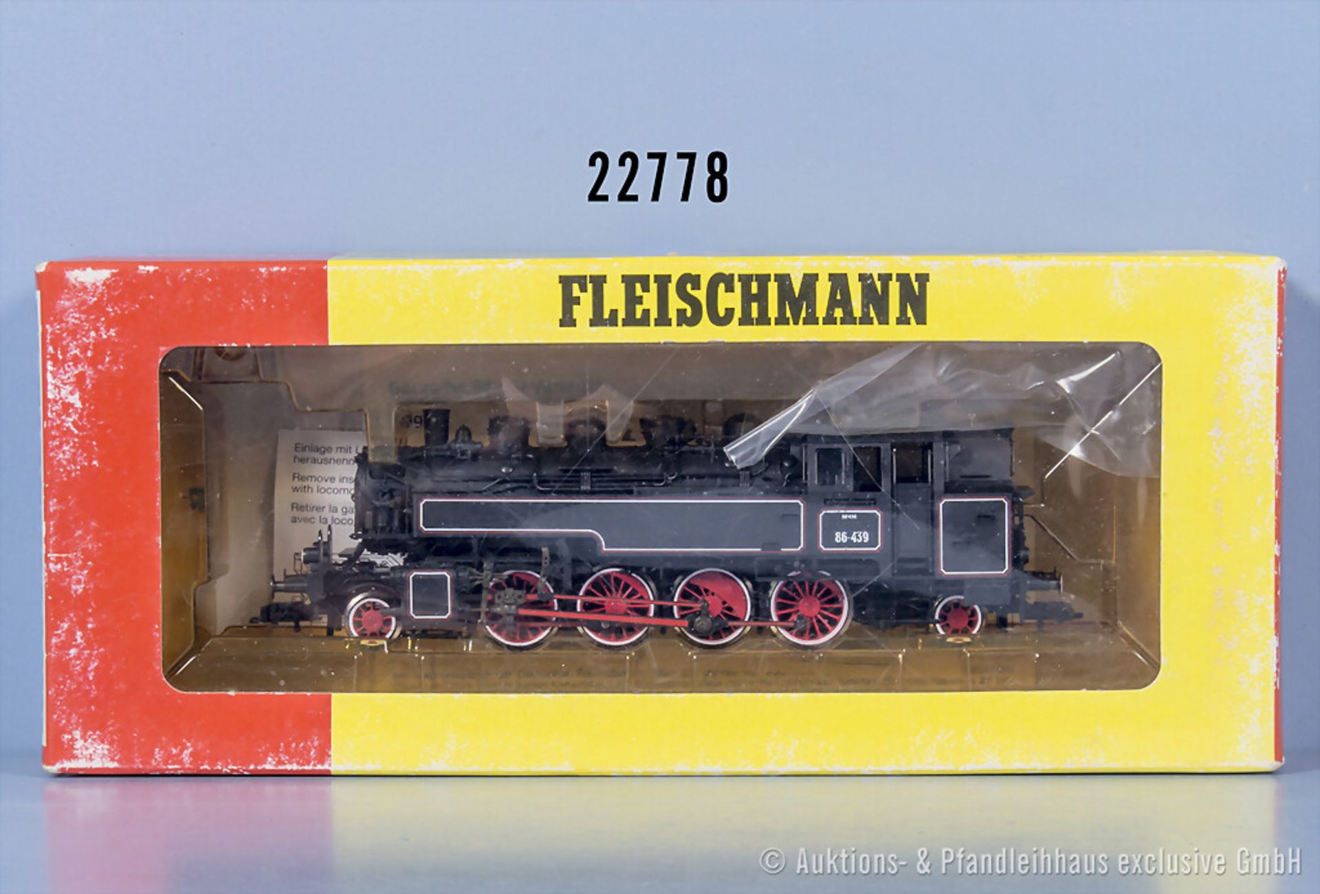 Fleischmann H0 408604 Tenderlok aus der SZ, BN 86-439 mit ...