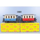 2 LGB Spur IIm Personenwagen, dabei 3011 und 3012, Z 2-3, 1 x in ...