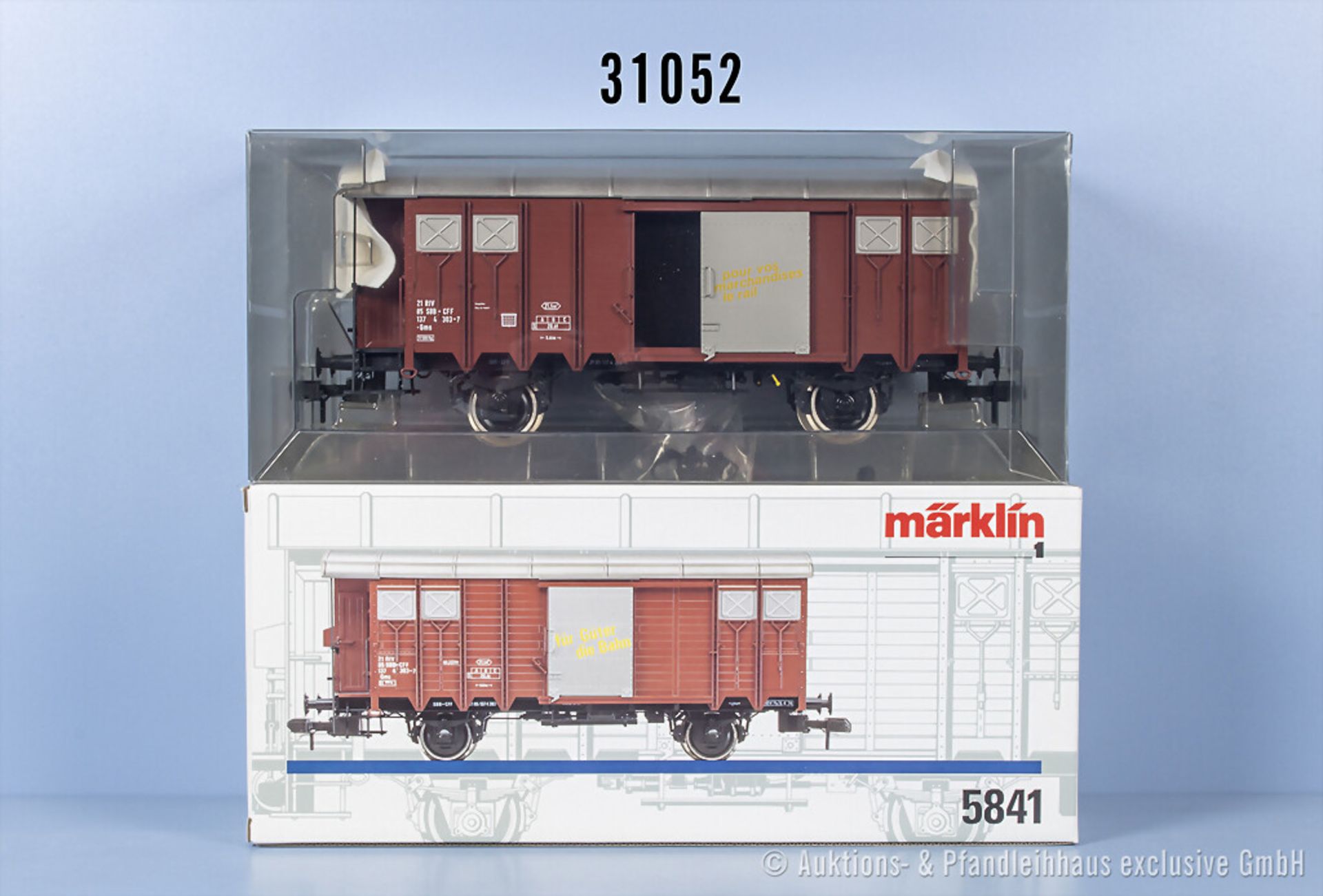 Märklin Profi 1 5841 gedeckter Güterwagen, Z 1, in ...