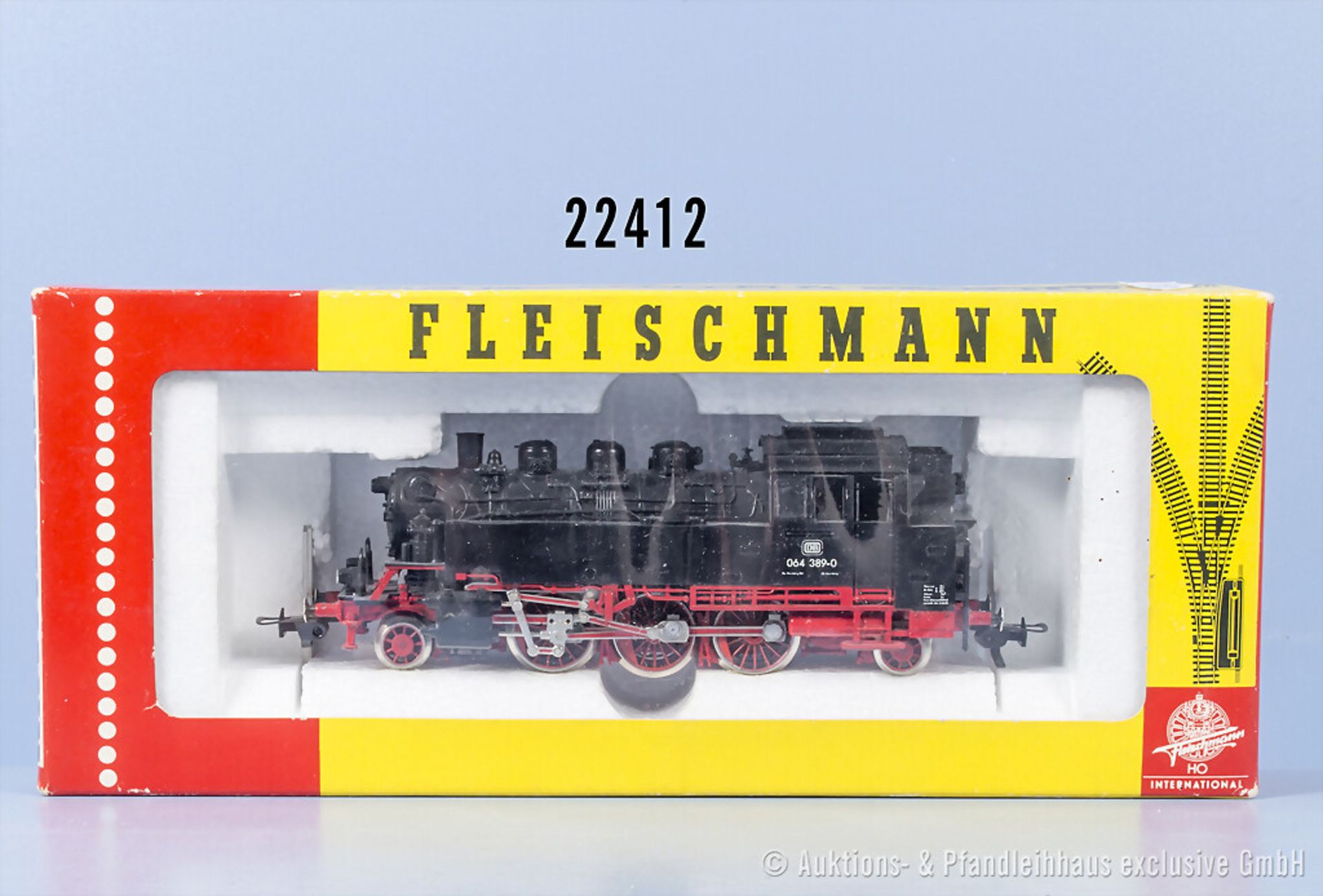 Fleischmann H0 4064 Tenderlok der DB, BN 064 389-0, n.A.d.E. digitalisiert, Z 2 in ...