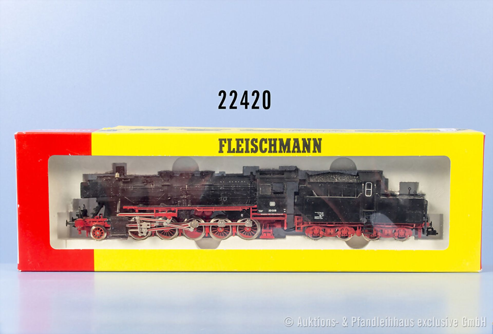 Fleischmann H0 4175 Schlepptenderlok der DB, BN 50 058, n.A.d.E. digitalisiert, Antrieb ...