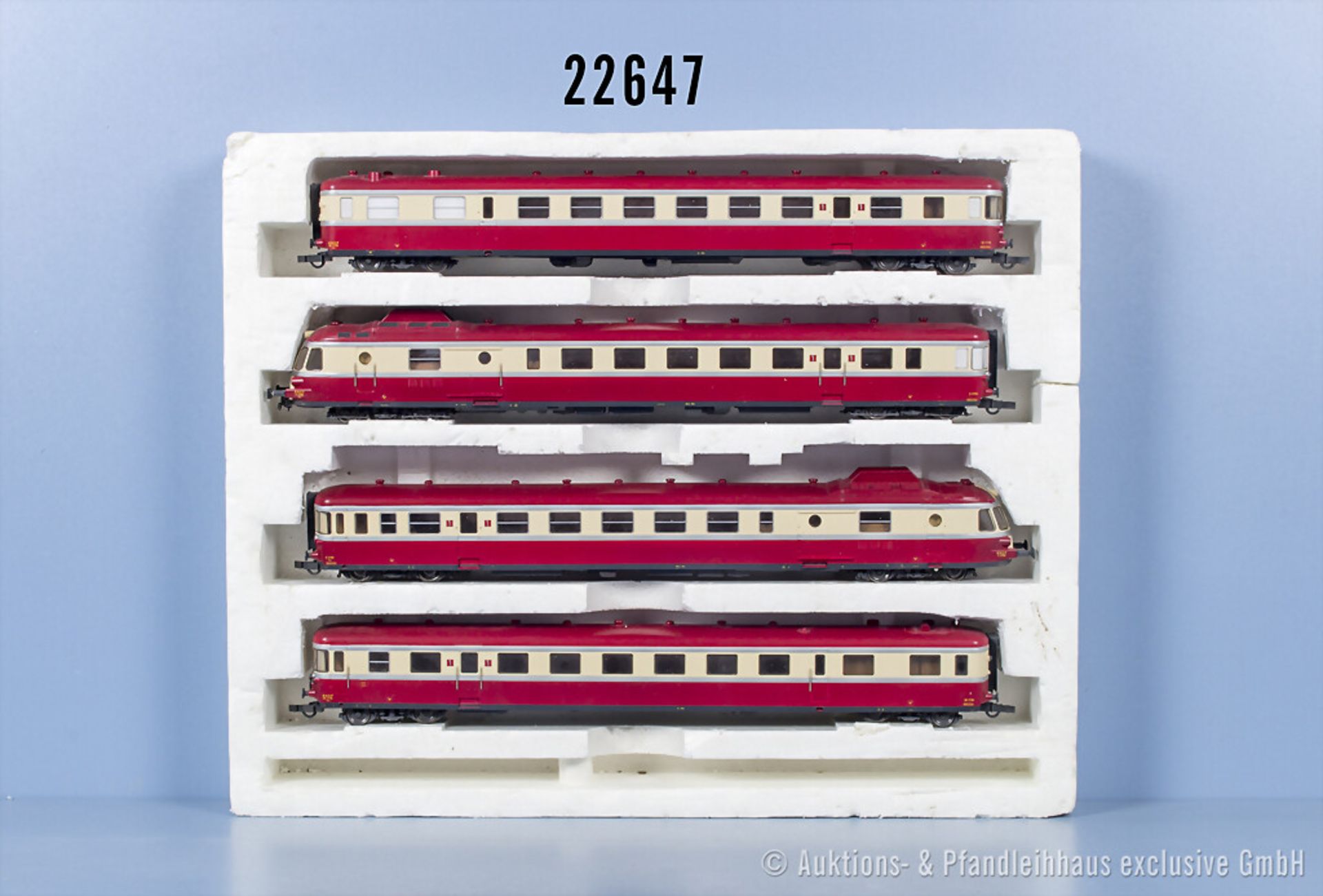 Roco H0 4-teiliger Dieseltriebzug der SNCF, BN 2780, Z ...