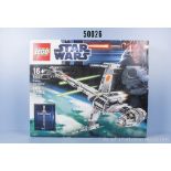 Lego Star Wars B-Wing Starfighter 10227, geöffnet, mit Bauanleitungen, Originaltüten ...