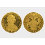 Goldmünze, Österreich/Ungarn 4 Dukaten 1915, 13,97 g, Feingehalt 986 Gold, D 40 mm, ...