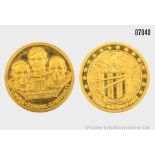 Goldmünze, USA Gold Gedenkmünze Apollo 16, 5. Mondlandung 1972, Feingehalt 980, 3,44 g, ...