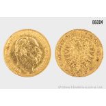 Goldmünze, Preussen 5 Mark 1877 A, 1,938 g, zeitgenössische Originalität fraglich, ...