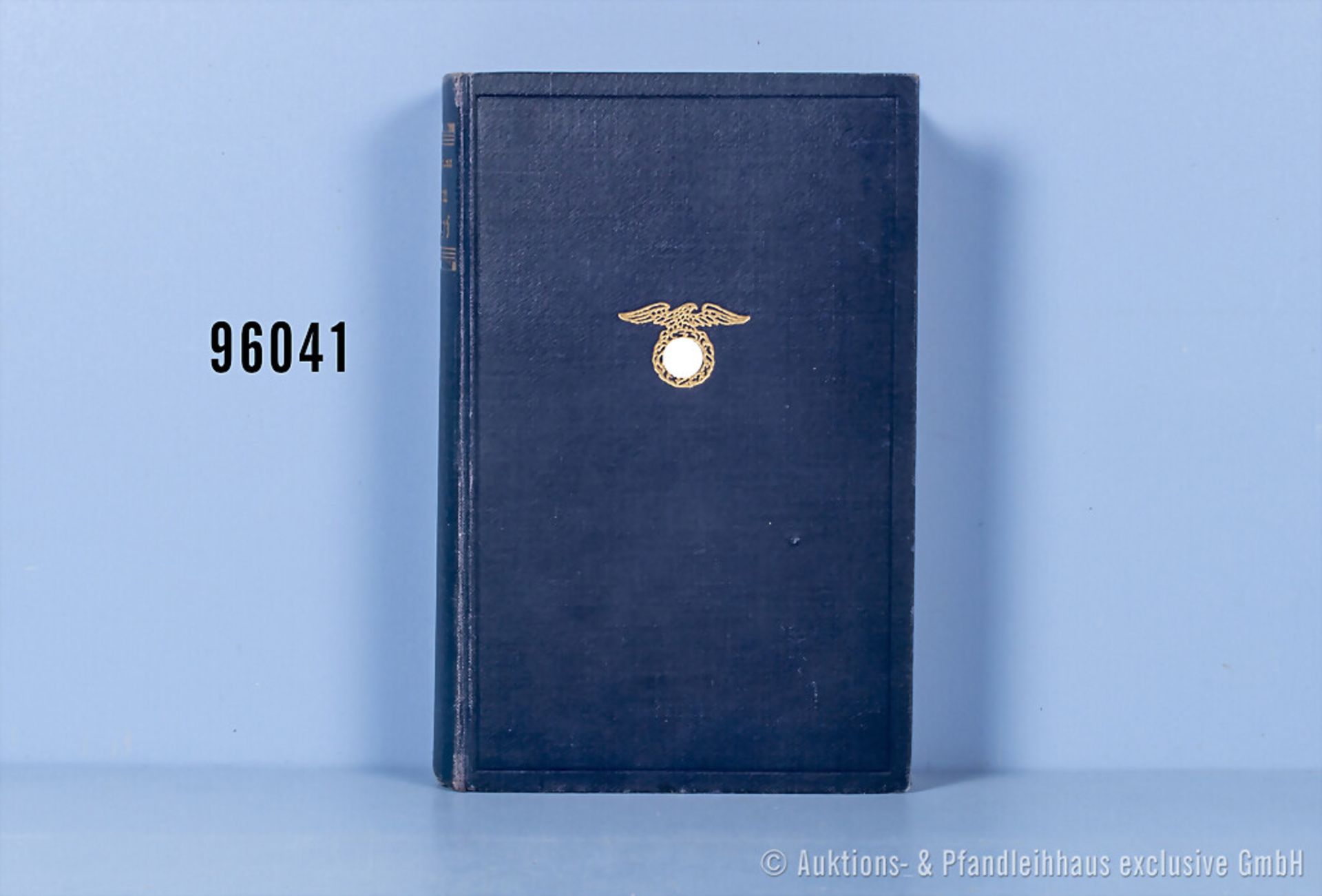 Adolf Hitler "Mein Kampf", blaue Leinenausf. von 1939, guter Zustand mit ...