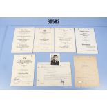 Dokumentennachlass eines Unteroffiziers im Fallschirm-Flak-Regiment Hermann Göring, ...