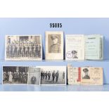 SS-Nachlass, u.a. Unterführer-Ausweis 1938, Beitrittskarte, Besitz-Zeugnis für das ...