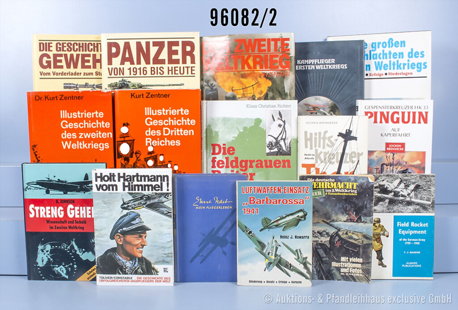 umfangreiches Konv. Bücher und Broschüren VK und NK, über den 1. und 2. WK, u.a. ... - Bild 2 aus 2