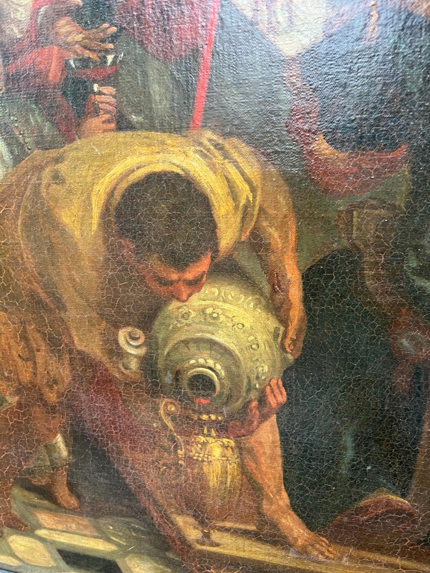 K Lucjan PrzepiÓrski (1830-1898) Une importante huile sur toile d'après Paolo Veronese's 'la fête - Bild 18 aus 18