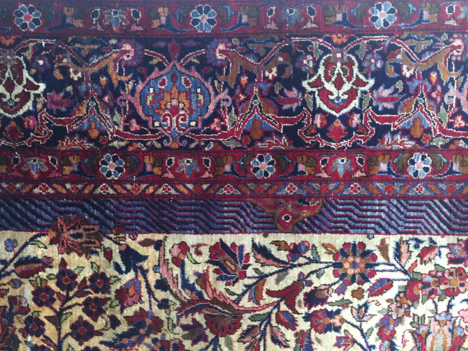 Tapis en soie kashan Iran 19ème 200 x 133 cm - Bild 6 aus 12