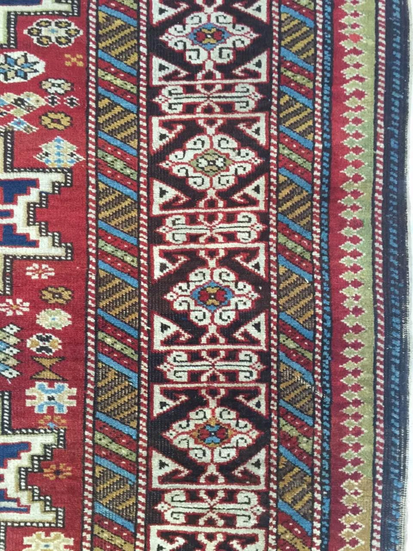 Tapis Caucase Chirvan 205 x 126 - Image 5 of 7