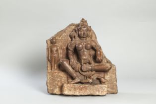 La déesse Ambikâ l'une des épouse de Shiva et fille de Daksha assimilé à Parvati, elles est aussi