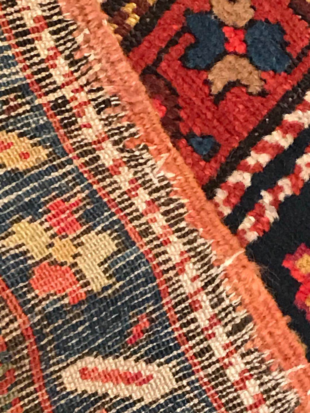 Tapis tribal en laine polychrome à décor de motifs traditionnels 365 x 114 cm - Bild 6 aus 16