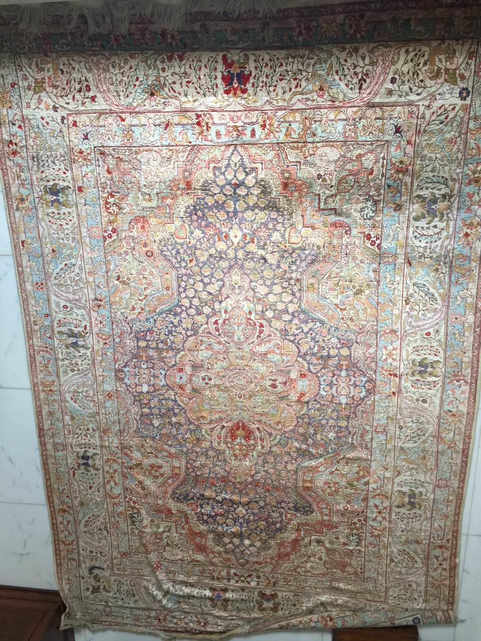 Tapis en soie ghoum Iran 280 x 190 cm - Bild 2 aus 15