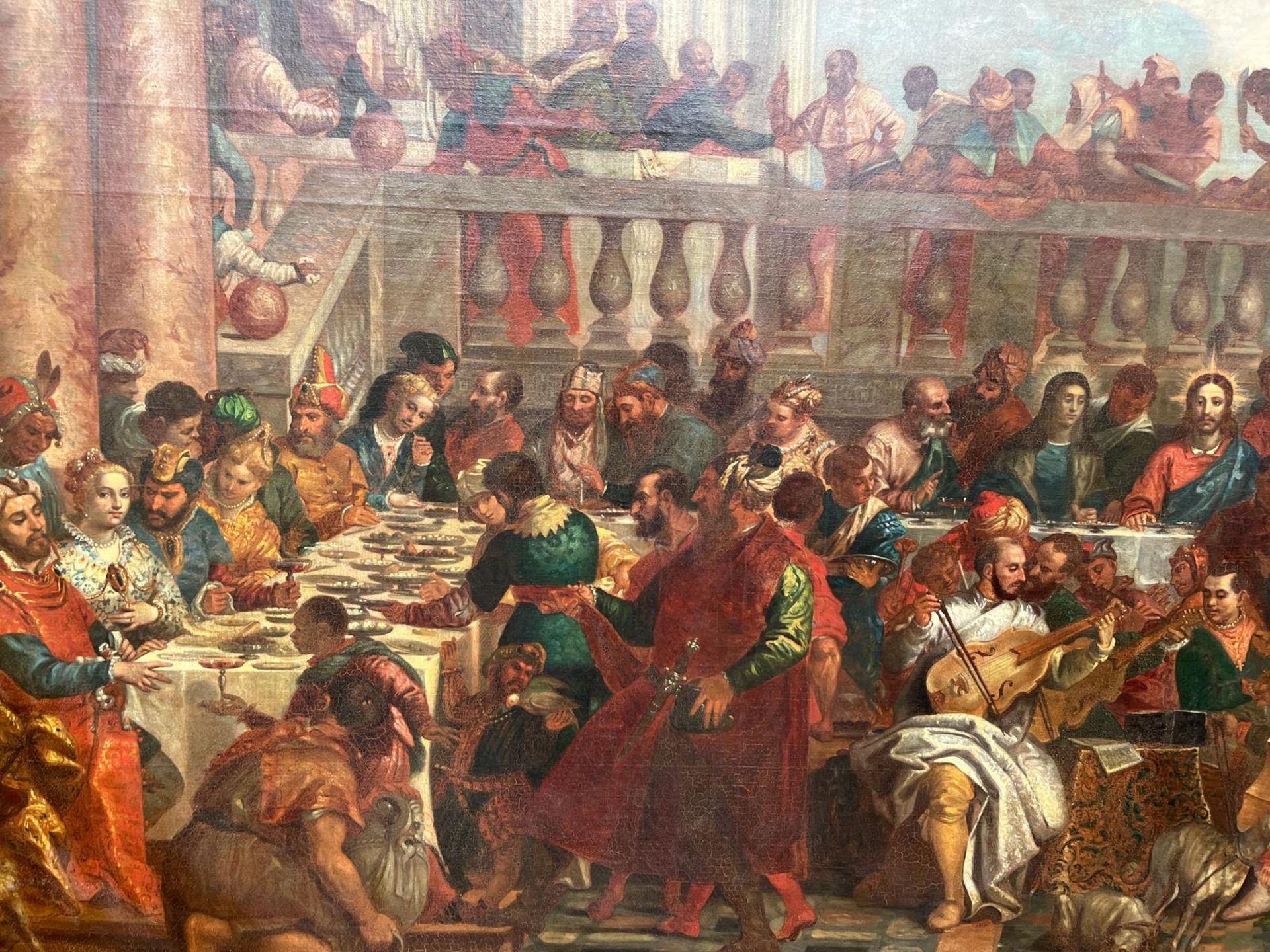 K Lucjan PrzepiÓrski (1830-1898) Une importante huile sur toile d'après Paolo Veronese's 'la fête - Bild 3 aus 18