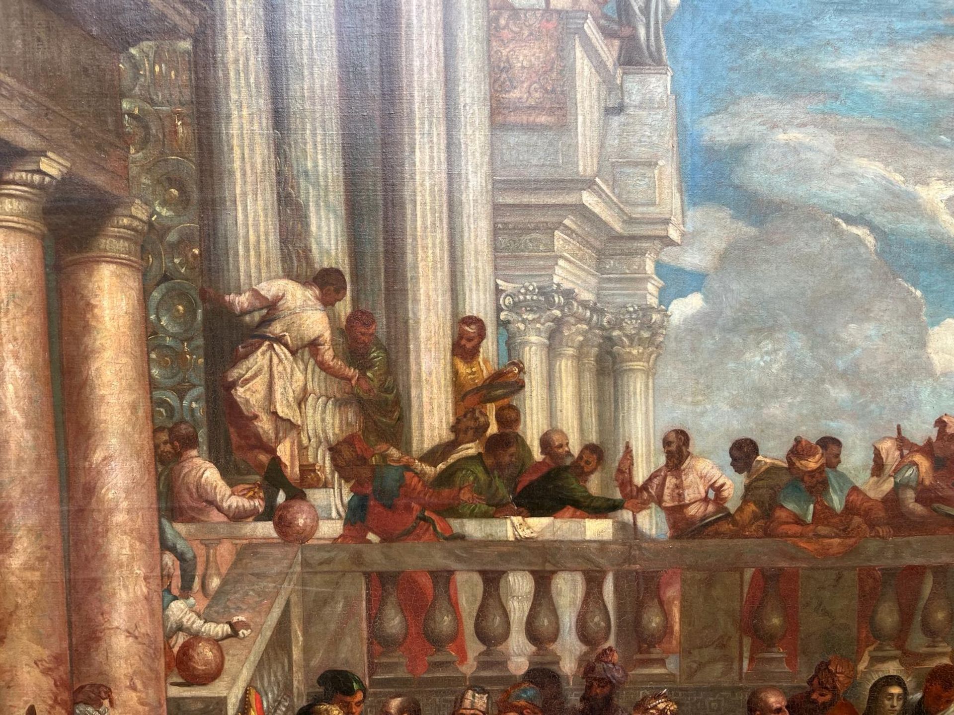 K Lucjan PrzepiÓrski (1830-1898) Une importante huile sur toile d'après Paolo Veronese's 'la fête - Image 14 of 18