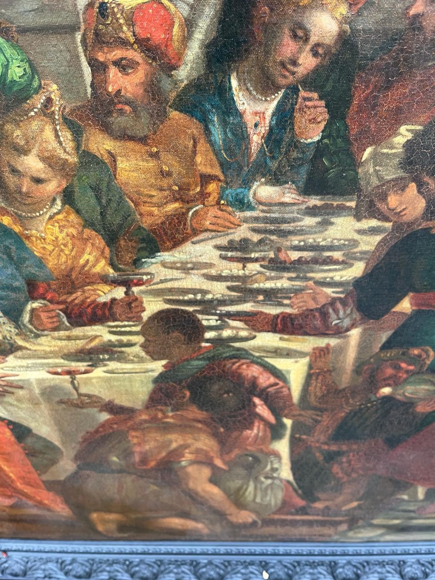 K Lucjan PrzepiÓrski (1830-1898) Une importante huile sur toile d'après Paolo Veronese's 'la fête - Image 8 of 18