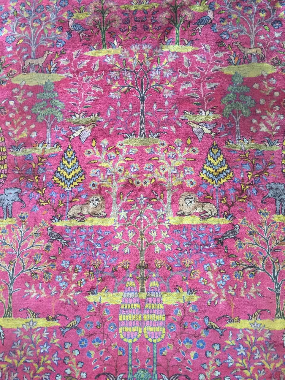 Tapis soie kirman iran 293 x 195 cm - Bild 3 aus 10