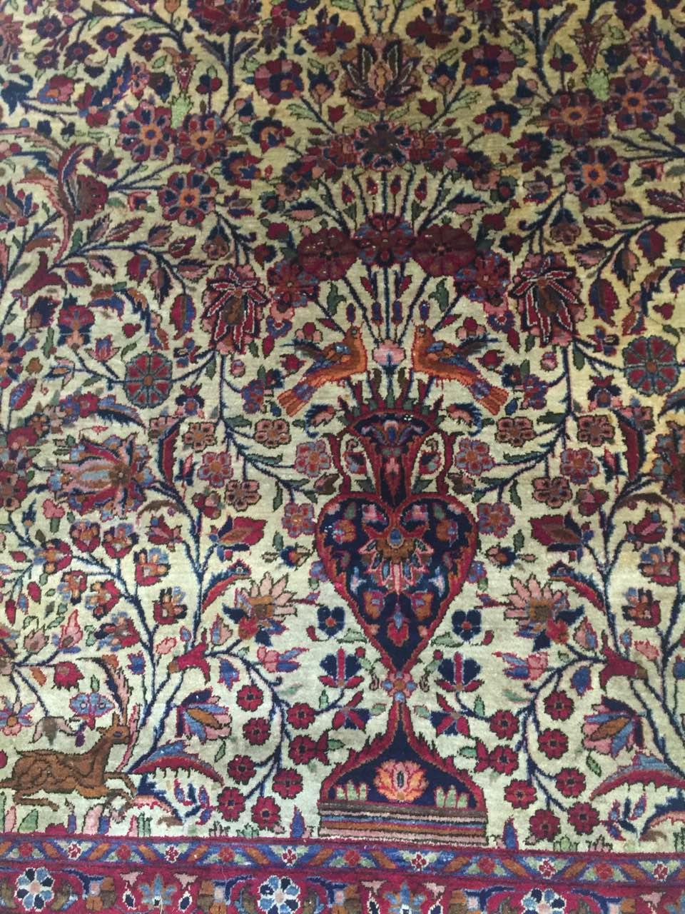 Tapis en soie kashan Iran 19ème 200 x 133 cm - Bild 10 aus 12