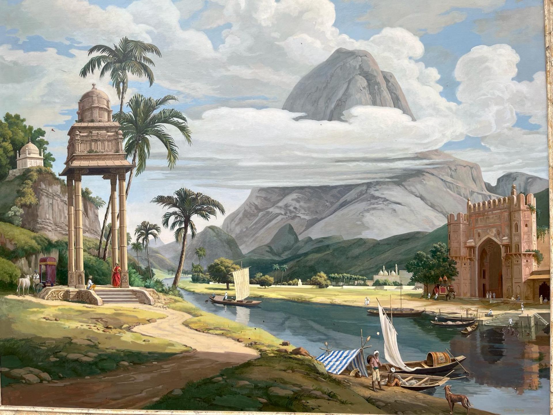 Gordon Davies British | 1926 – 2007 Un capriccio indien Peinture Huile sur panneau Peinture Huile - Bild 15 aus 29