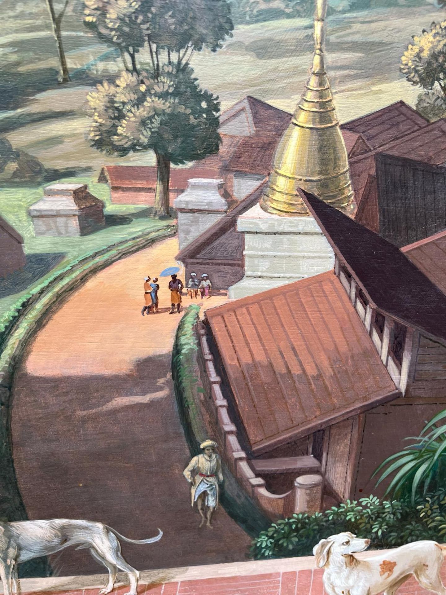 Gordon Davies British | 1926 – 2007 Vue de la pagode du Grand Dragon et des paysages adjacents, - Bild 26 aus 26