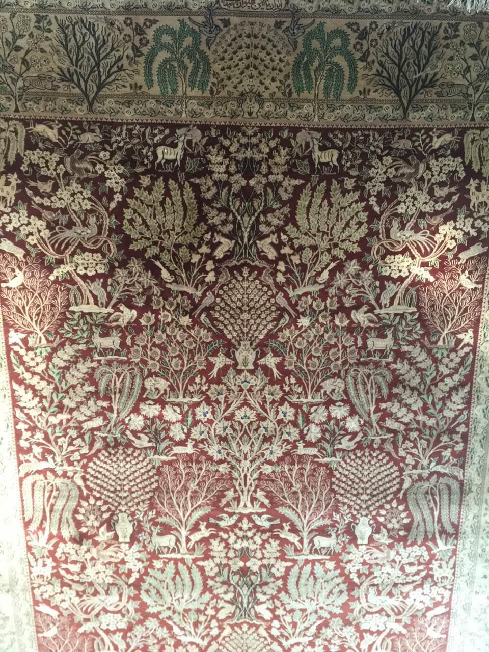 Tapis Nain en laine et soie Iran 245 x 156 cm - Bild 3 aus 8