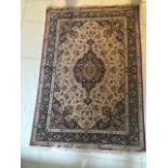 Tapis ghoum soie iran 200 x 140 cm