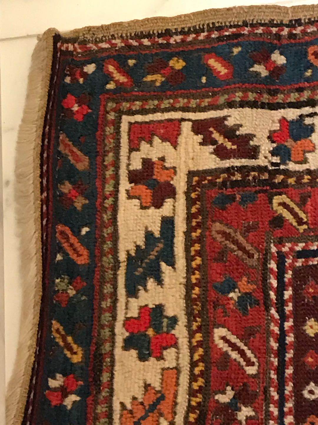Tapis tribal en laine polychrome à décor de motifs traditionnels 365 x 114 cm - Bild 16 aus 16