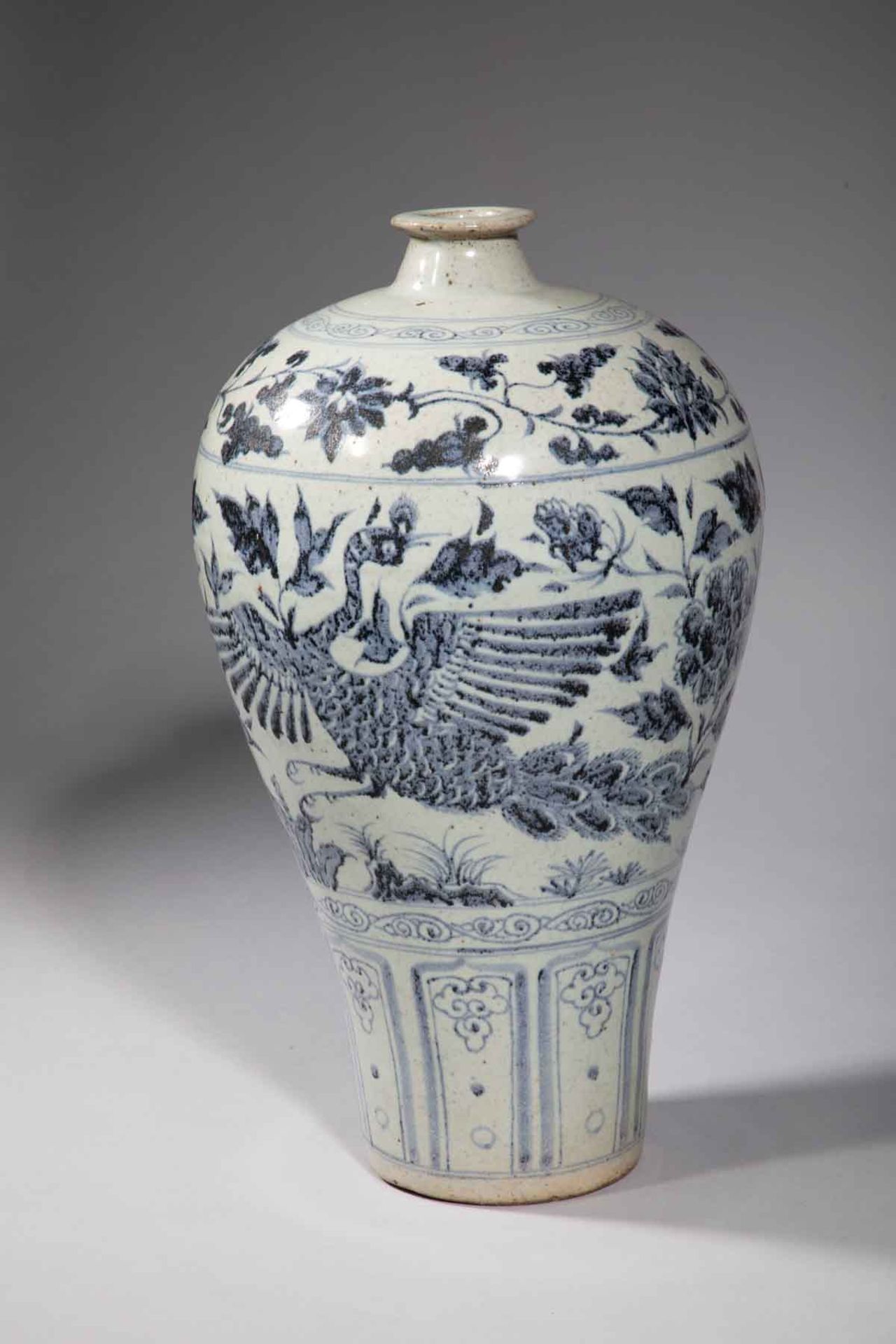 Vase de forme «  Meiping » à large corps partant d’un épaulement arrondi robuste, descendant - Bild 2 aus 7