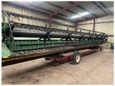 John Deere 635FD Draper Head with Head Cart Included