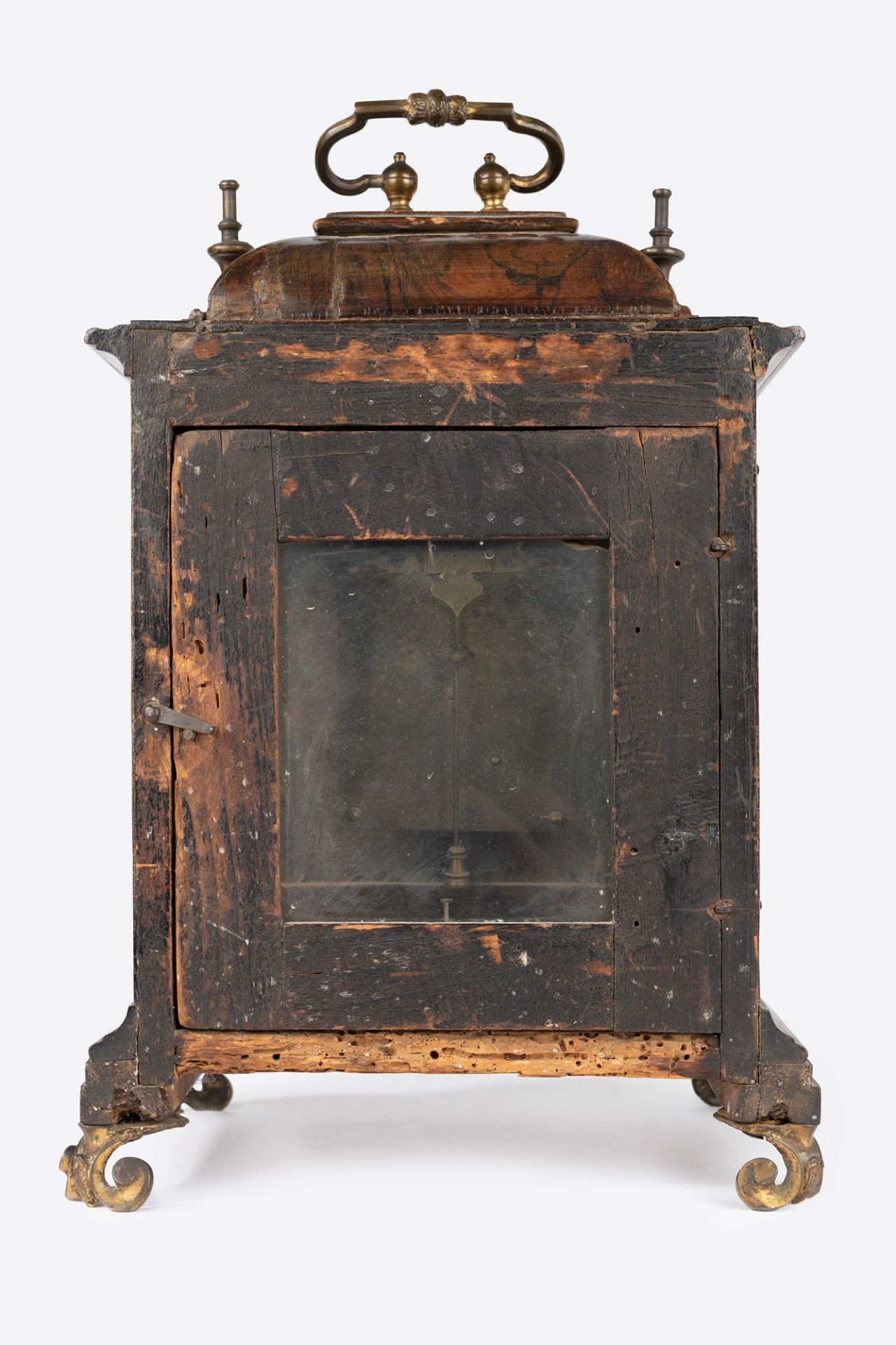 Table clock in wood and bronze, 18th century - Image 3 of 8