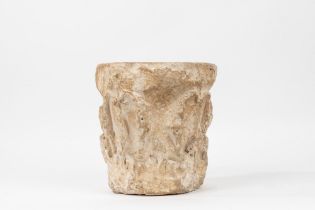 Ancient marble mortar