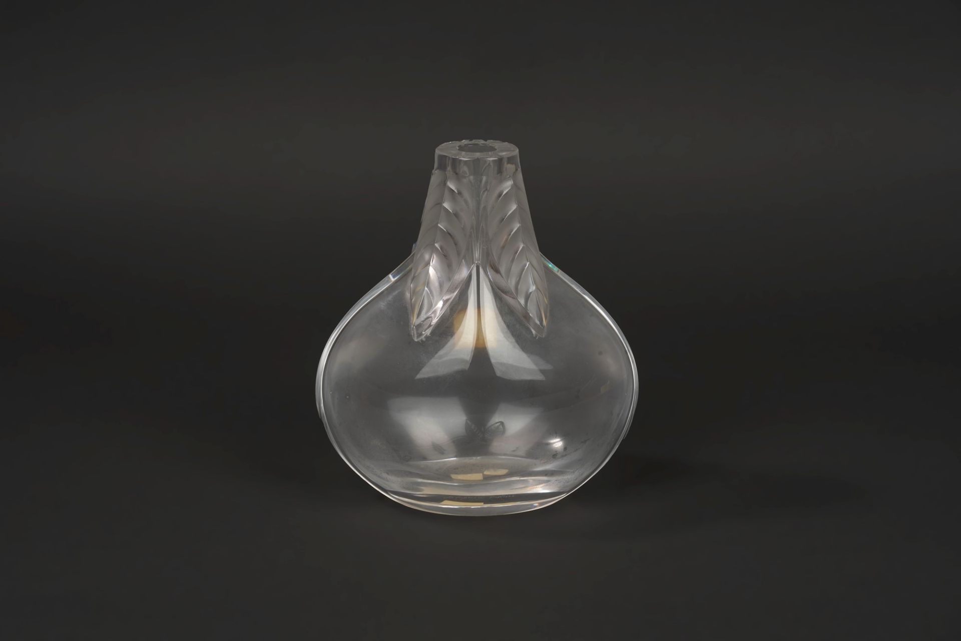 Lalique - "Osumi" crystal vase, 20th century