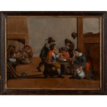Maniera of David Teniers - Interior of inn with players