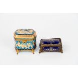 Two caskets, 19th century
