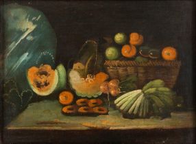 Italian school (Central), XVIII century - Still life of fruit