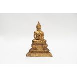 Gilded bronze Buddha, Thailand, 19th century
