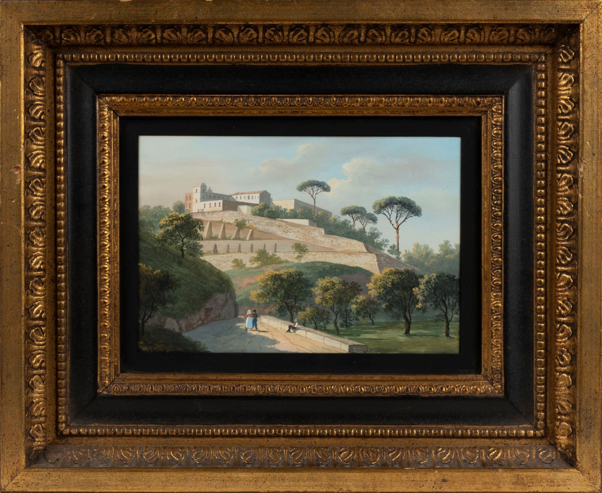 Pair of gouaches with Neapolitan views - Image 2 of 8