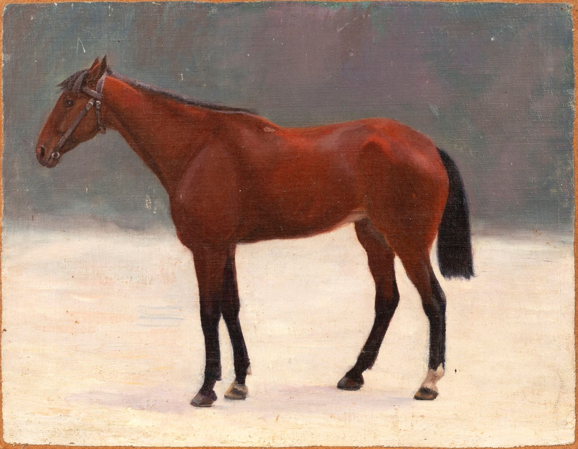French school, XIX century - Bay horse
