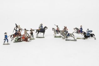 Lot consisting of eleven hand-painted lead soldiers, early 20th century