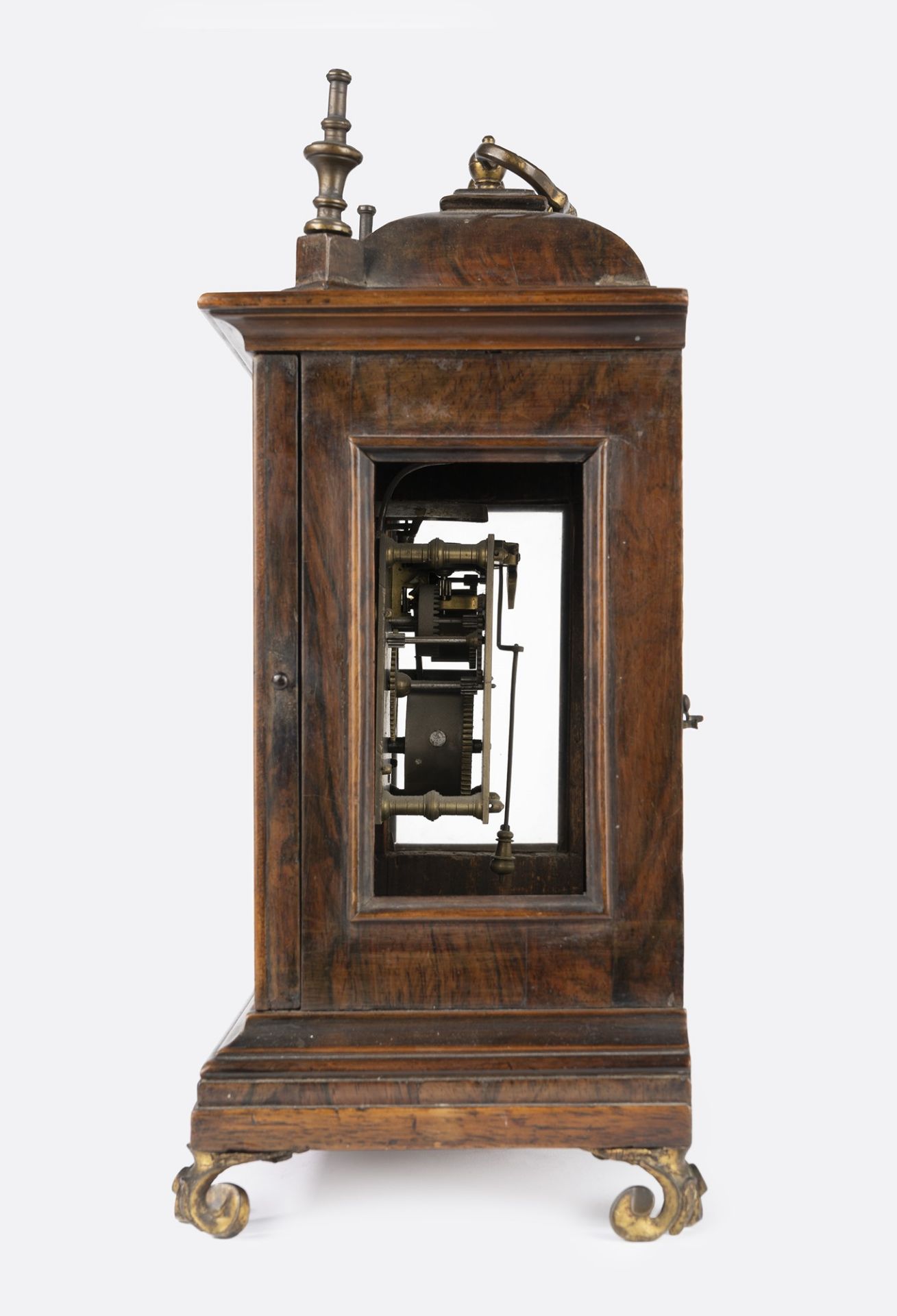Table clock in wood and bronze, 18th century - Image 2 of 8