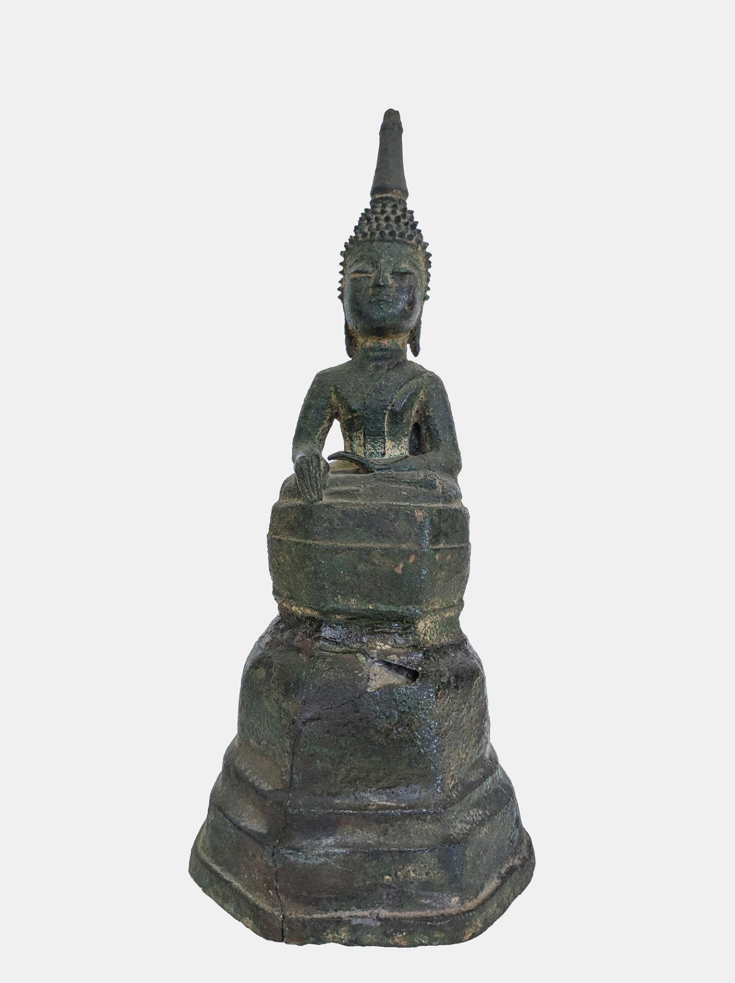 Bronze sculpture depicting Buddha. Thailand, 19th century