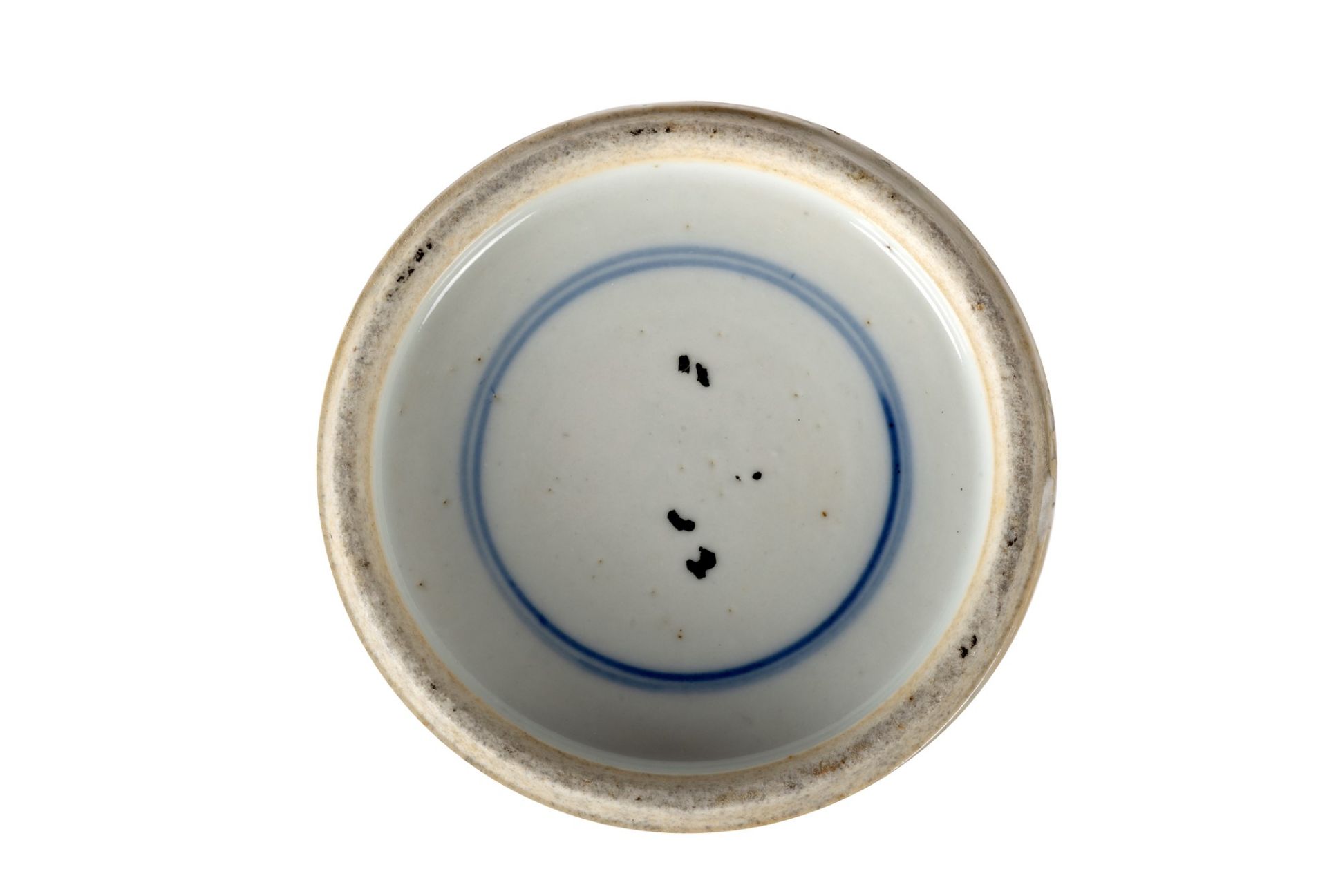 Polychrome porcelain vase, China, 20th century - Image 2 of 2